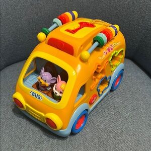 iPlay iLearn Musical Animal Bus Toy